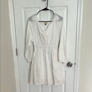 White Eyelet Dress